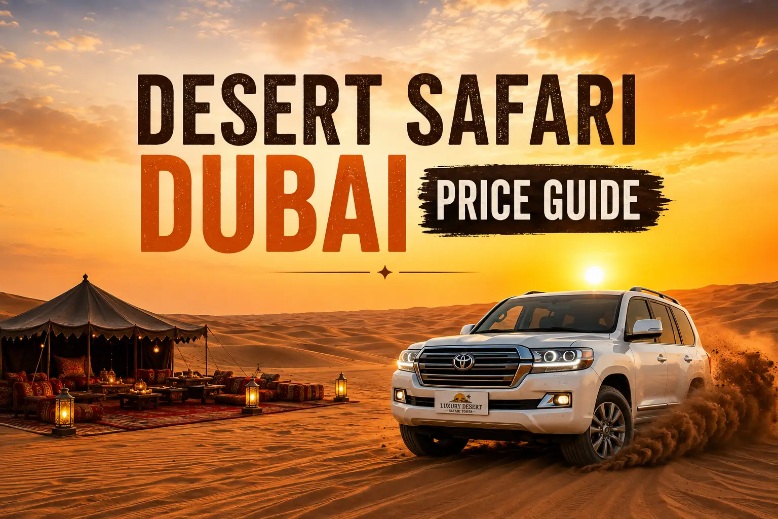 Dubai Desert Safari Price Guide For Morning and evening packages